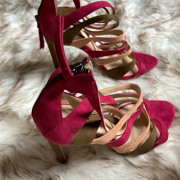 Zara Multi Color Heels - Picture 2 of 4